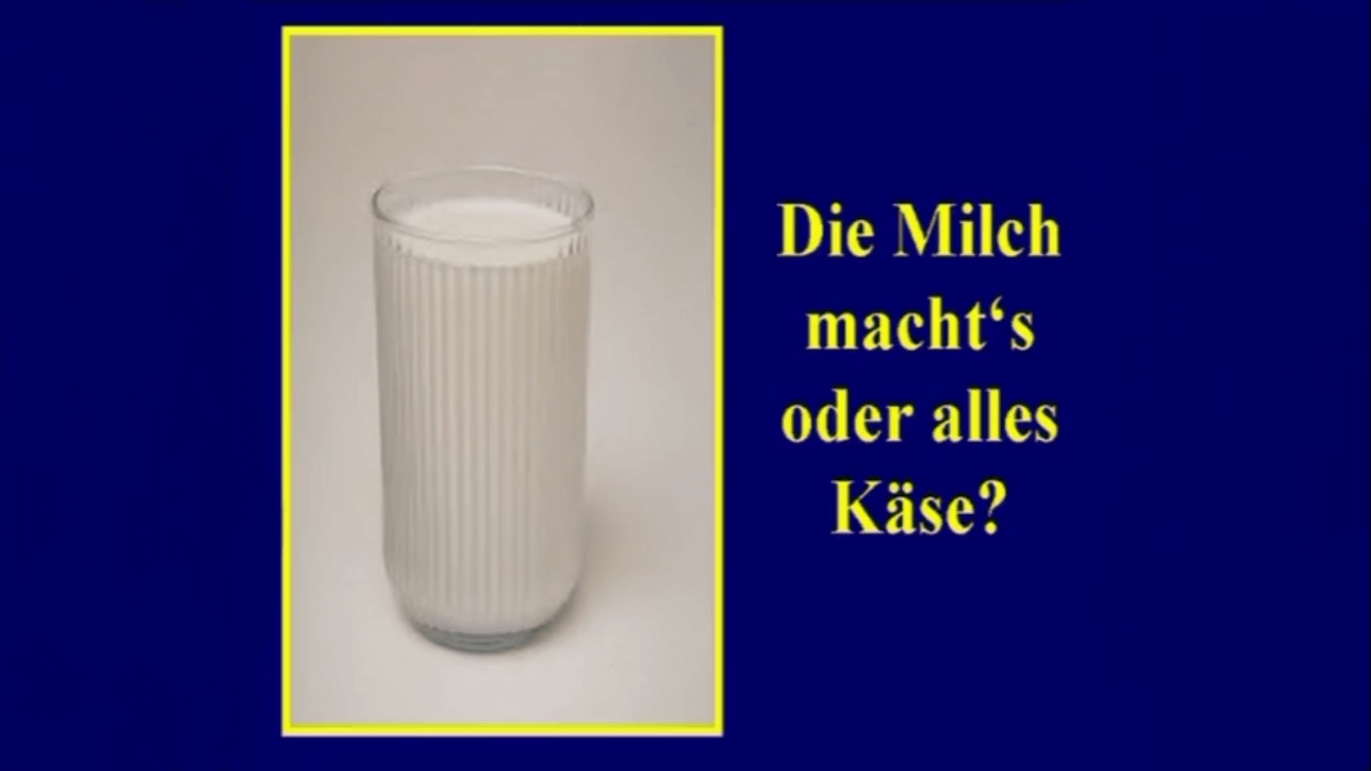 Dr. Walter Veith – Risikofaktor Milch – ein Mythos zerbricht